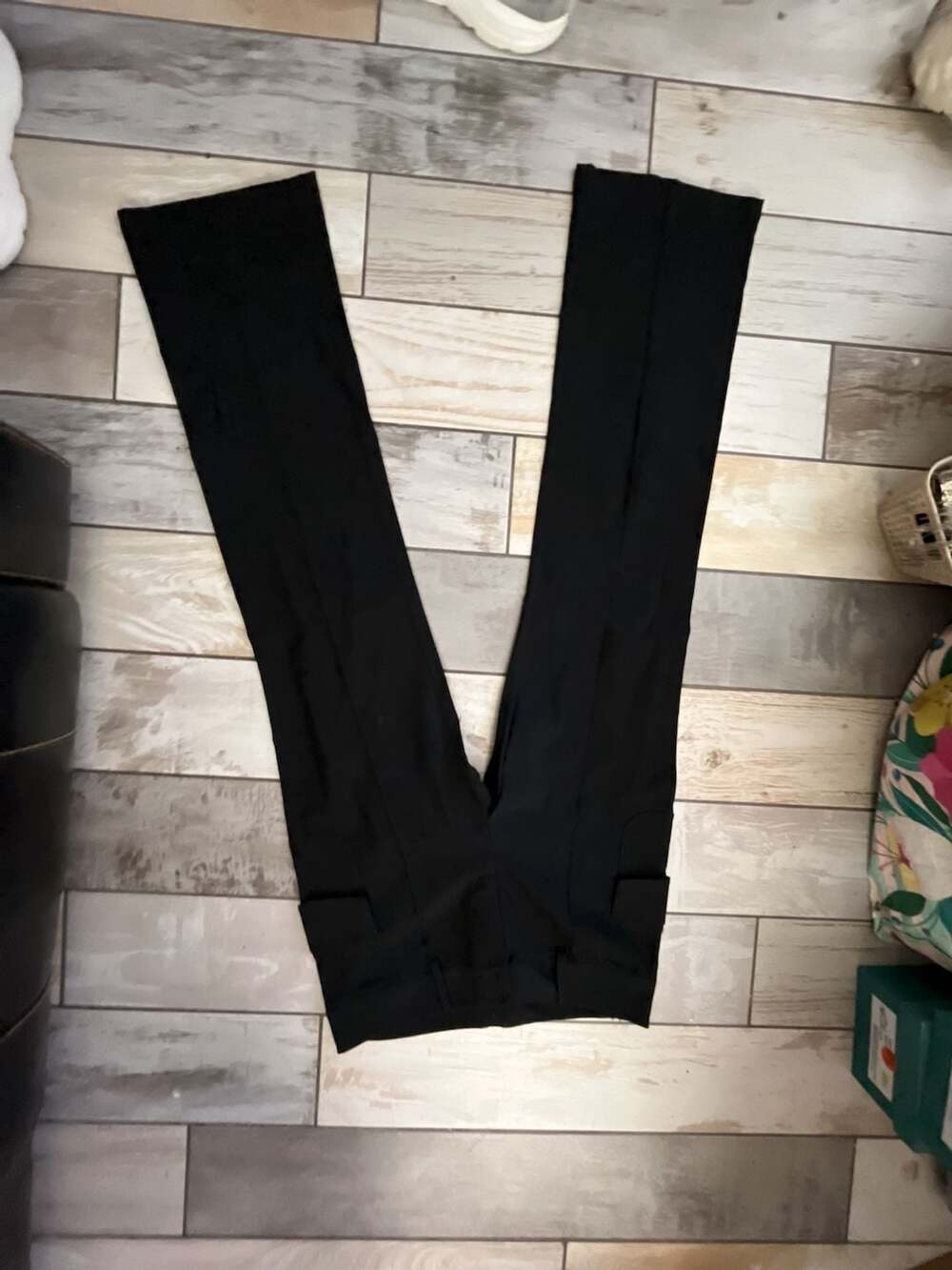 SHEIN Black Cargo Trousers